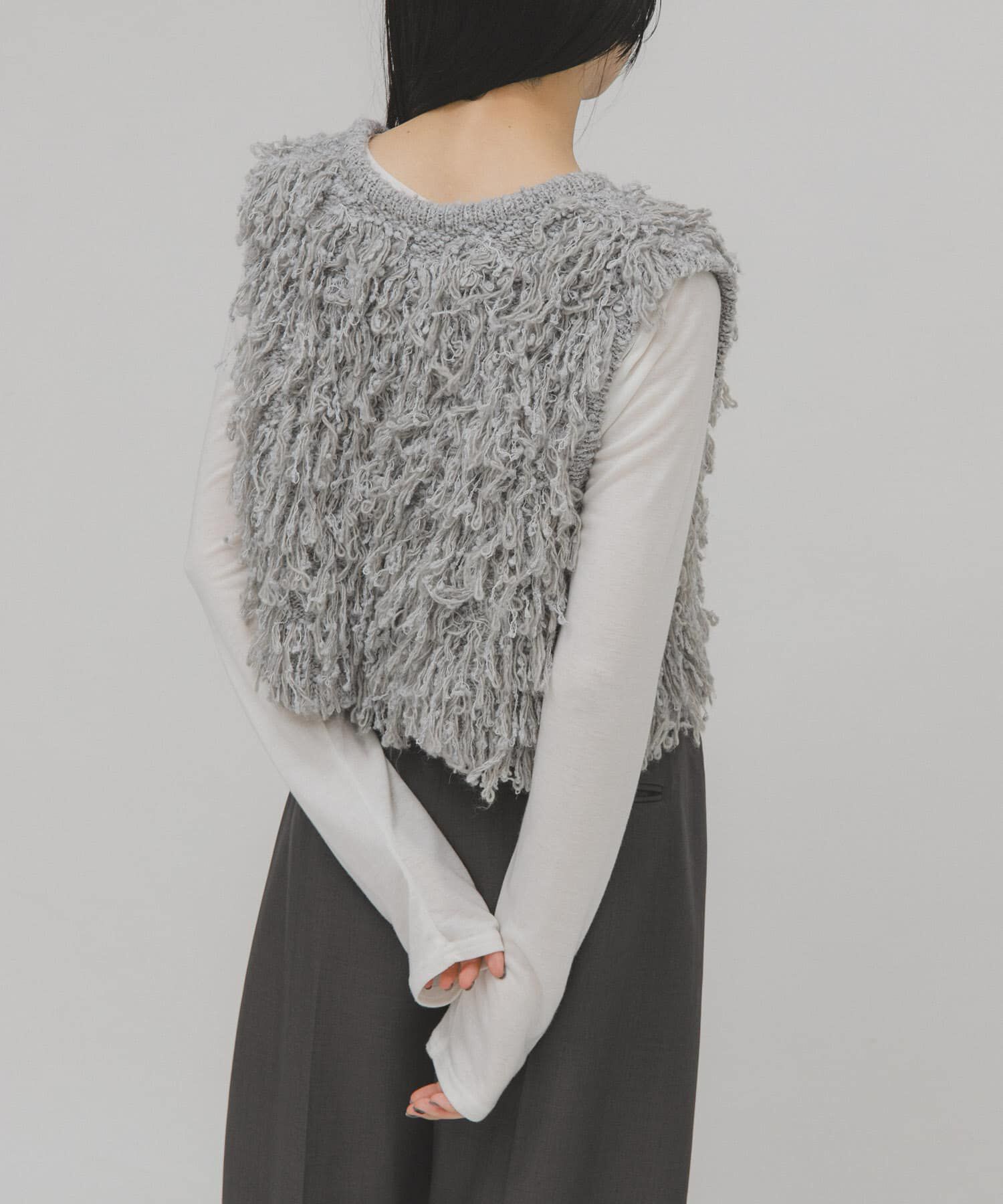  「ループニットベスト」|ベスト・ジレ|