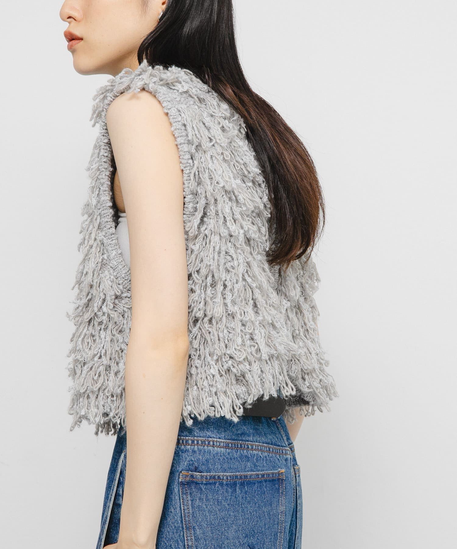  「ループニットベスト」|ベスト・ジレ|