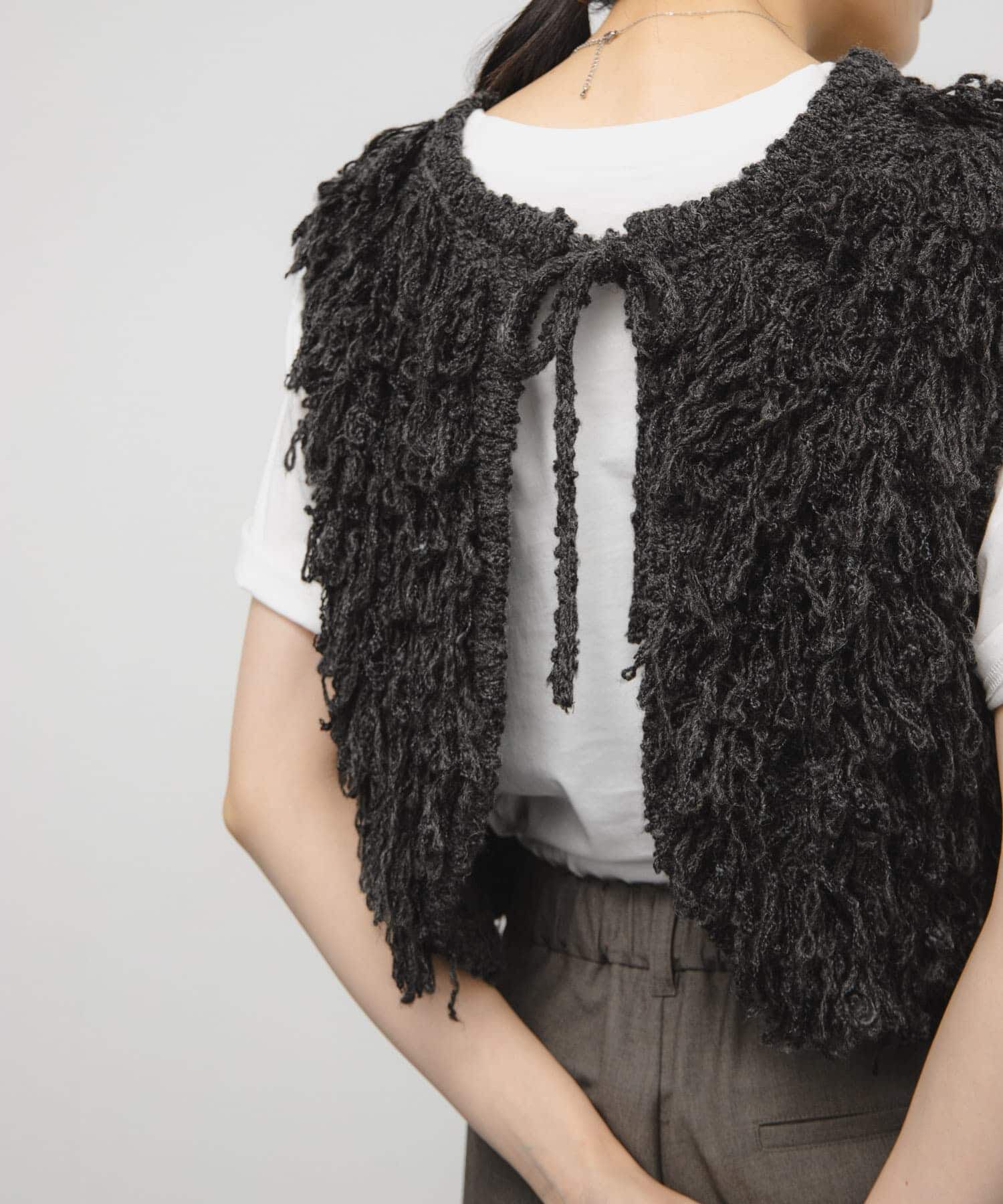  「ループニットベスト」|ベスト・ジレ|