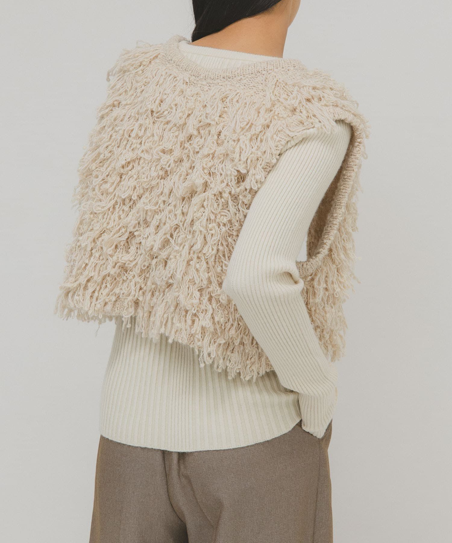  「ループニットベスト」|ベスト・ジレ|