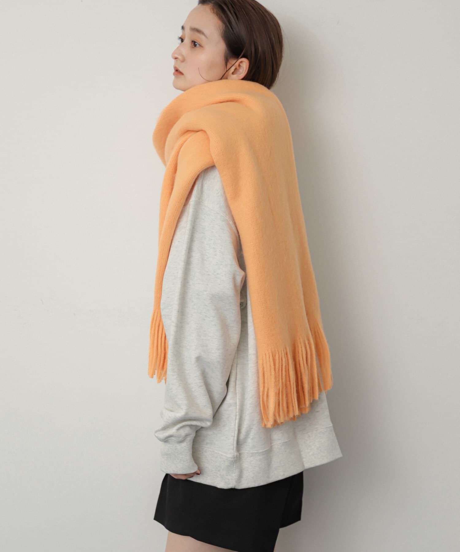 SENSE OF PLACE by URBAN RESEARCH「ニットフリンジストール」|ストール|