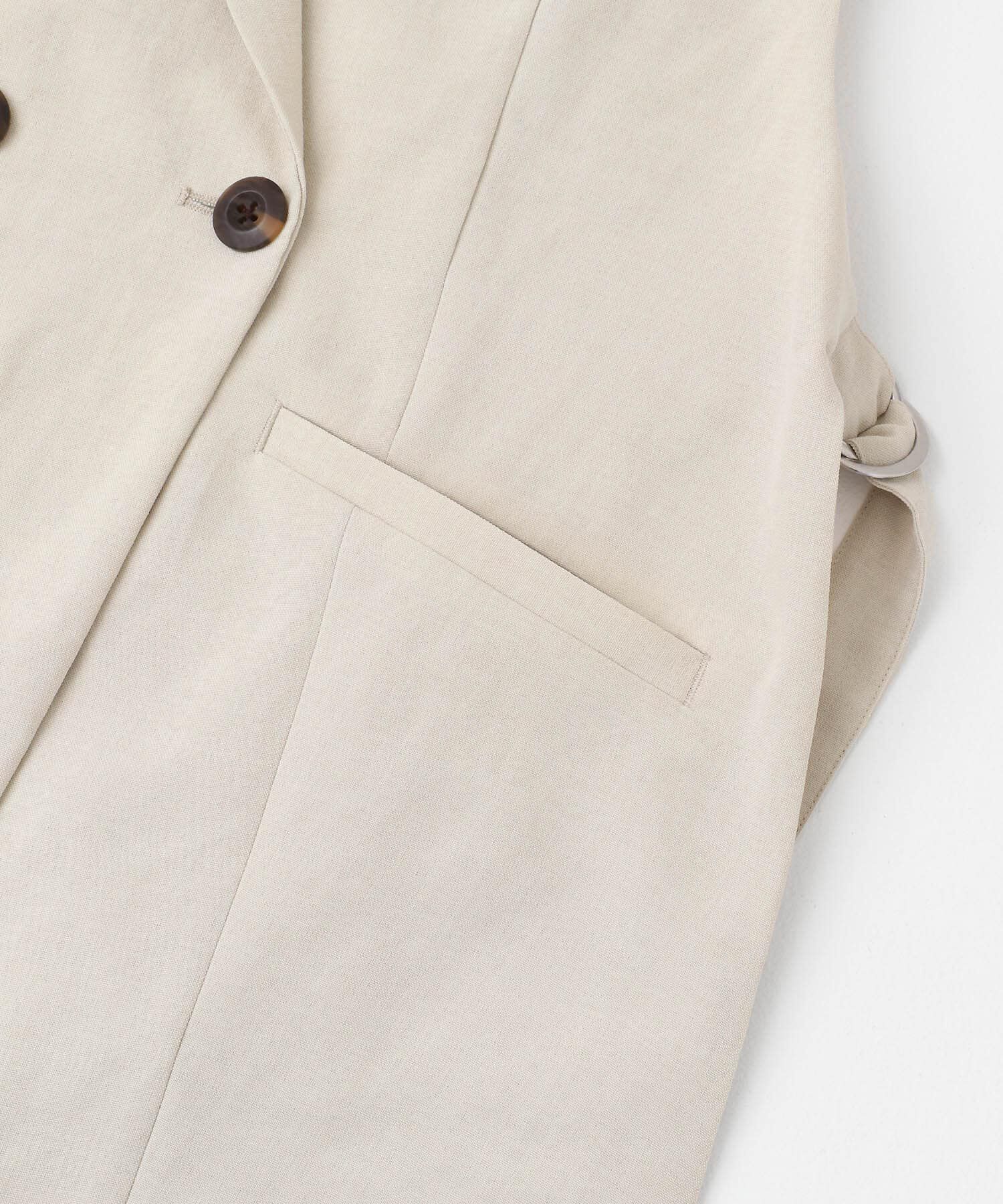 SENSE OF PLACE by URBAN RESEARCH「『UR TECH DRYLUXE』リネンライクサイドベルトジレ」|ベスト・ジレ|