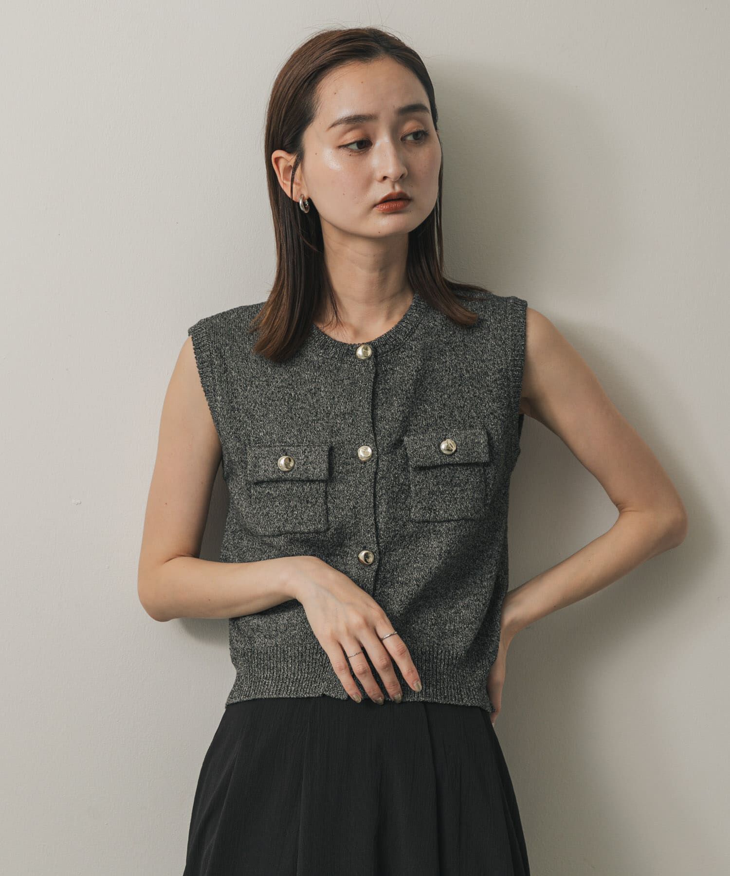 SENSE OF PLACE by URBAN RESEARCH「メタルボタンポケットベスト」|ベスト・ジレ|