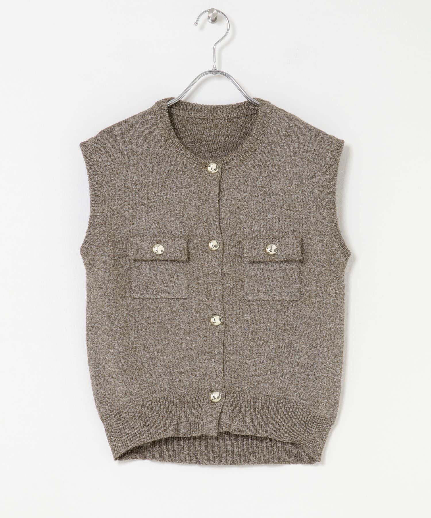 SENSE OF PLACE by URBAN RESEARCH「メタルボタンポケットベスト」|ベスト・ジレ|