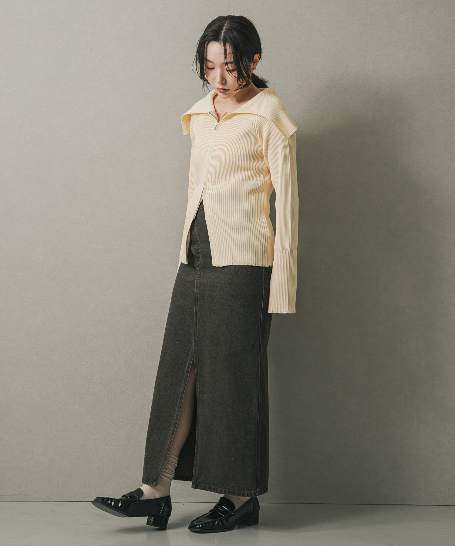 SENSE OF PLACE by URBAN RESEARCH「メタリックギャザーローファー」|ローファー|