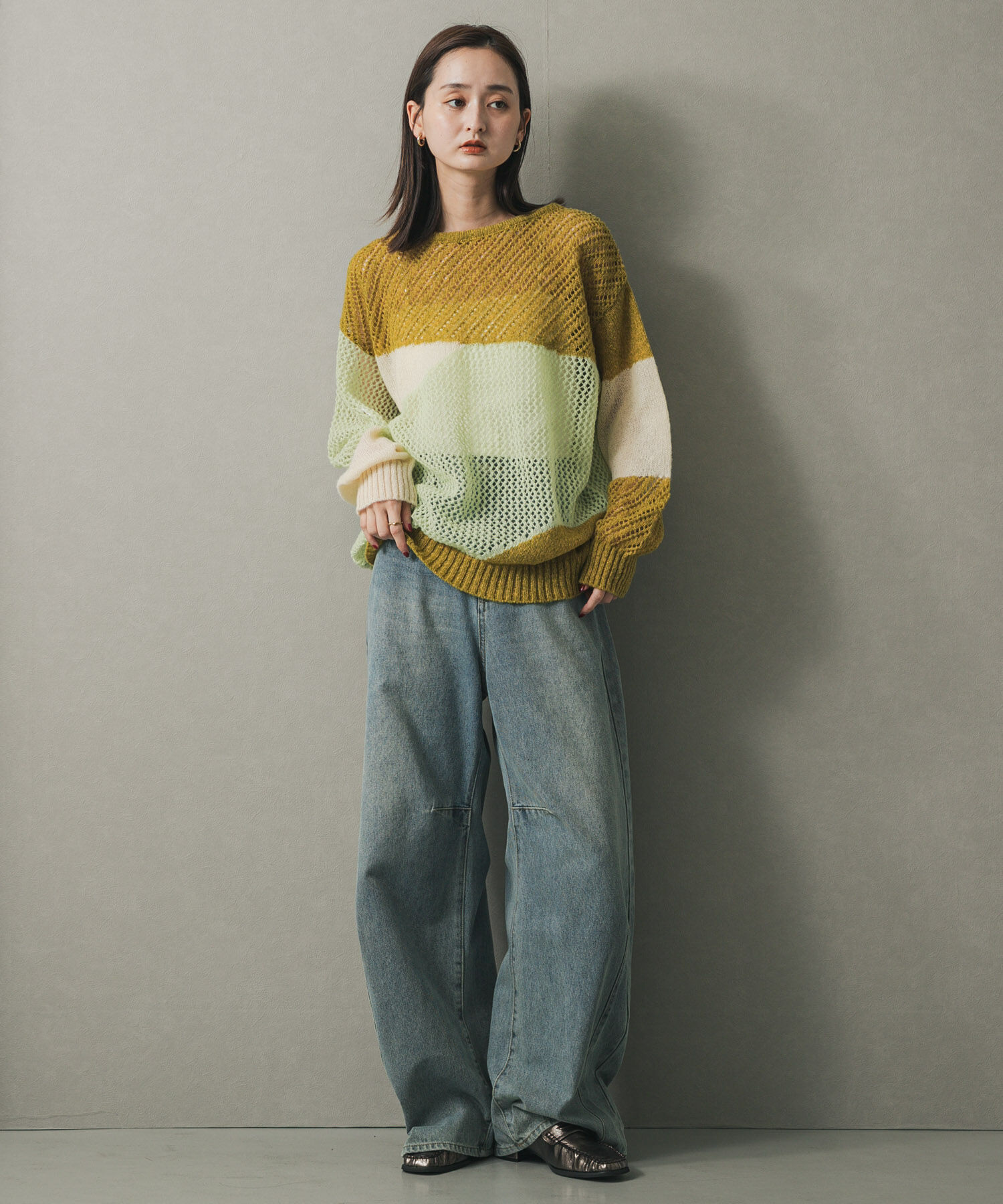 SENSE OF PLACE by URBAN RESEARCH「メタリックギャザーローファー」|ローファー|