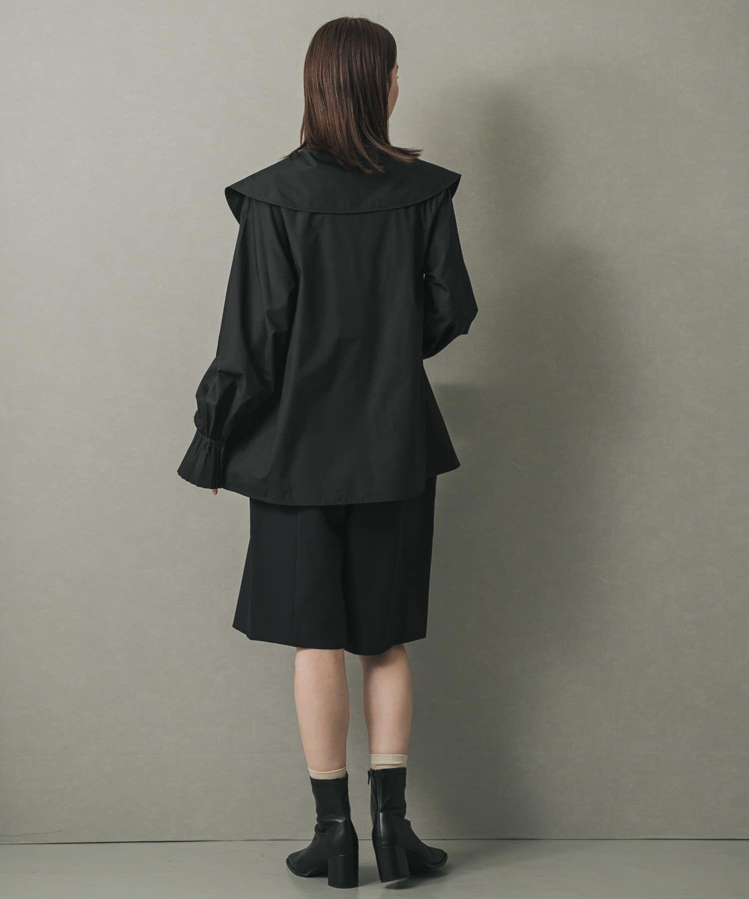 SENSE OF PLACE by URBAN RESEARCH「ビッグカラーカフスプリーツブラウス」|シャツ・ブラウス|