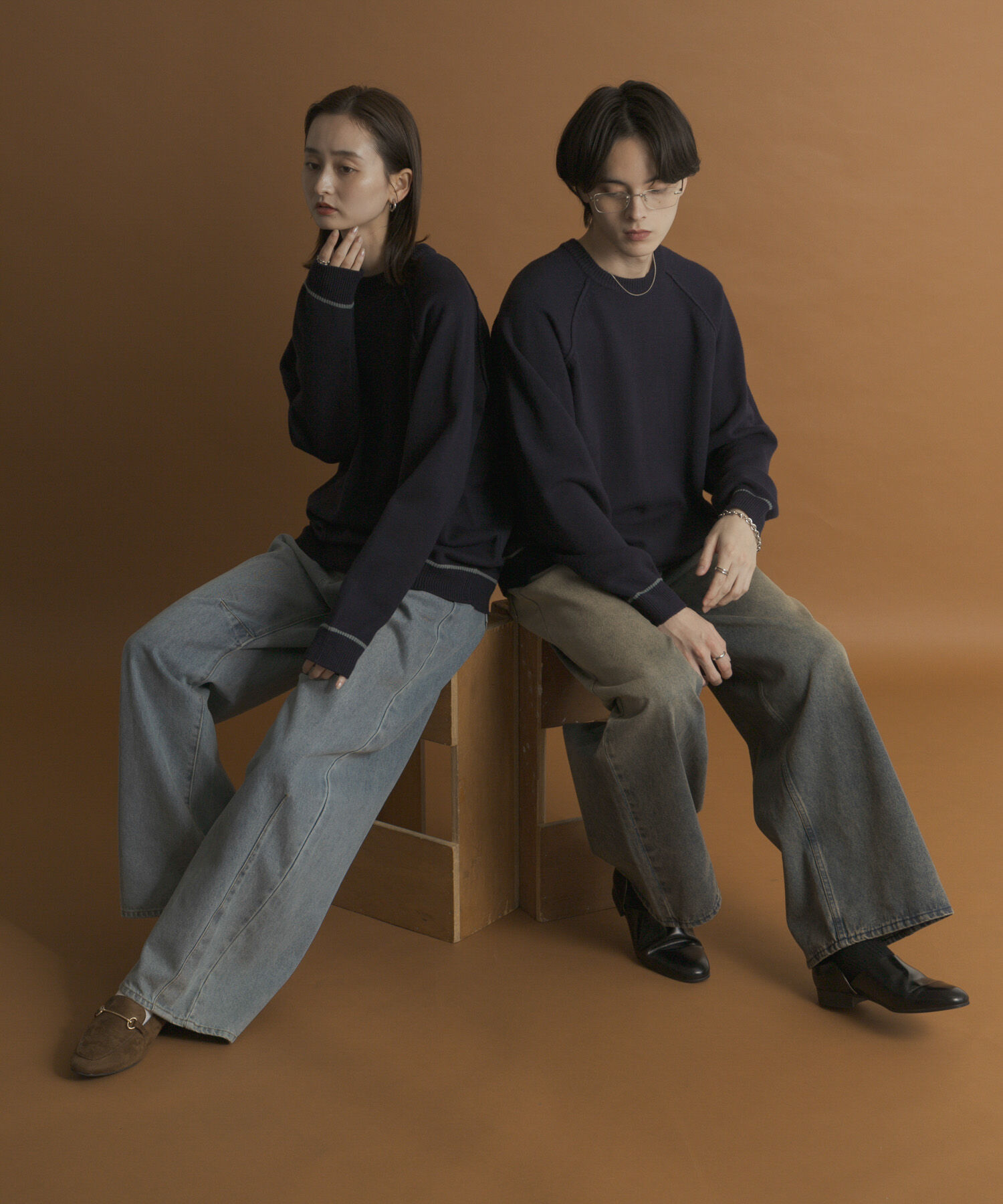 SENSE OF PLACE by URBAN RESEARCH「『一部WEB限定ｶﾗｰ』『洗濯可/毛玉防止』ｽﾄﾚｯﾁﾊｲｼｮｸﾗｲﾝﾆ」|ニット・セーター|