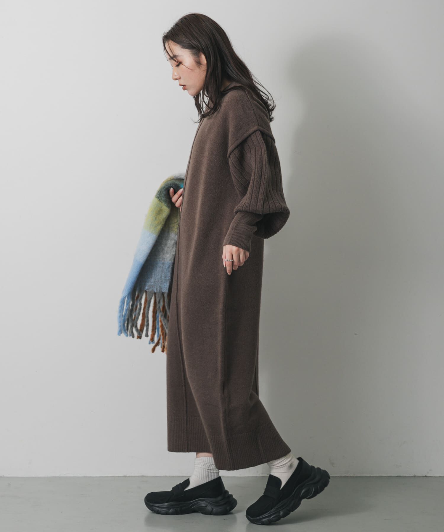 SENSE OF PLACE by URBAN RESEARCH「センターシームサムホールニットワンピース」|ワンピース|