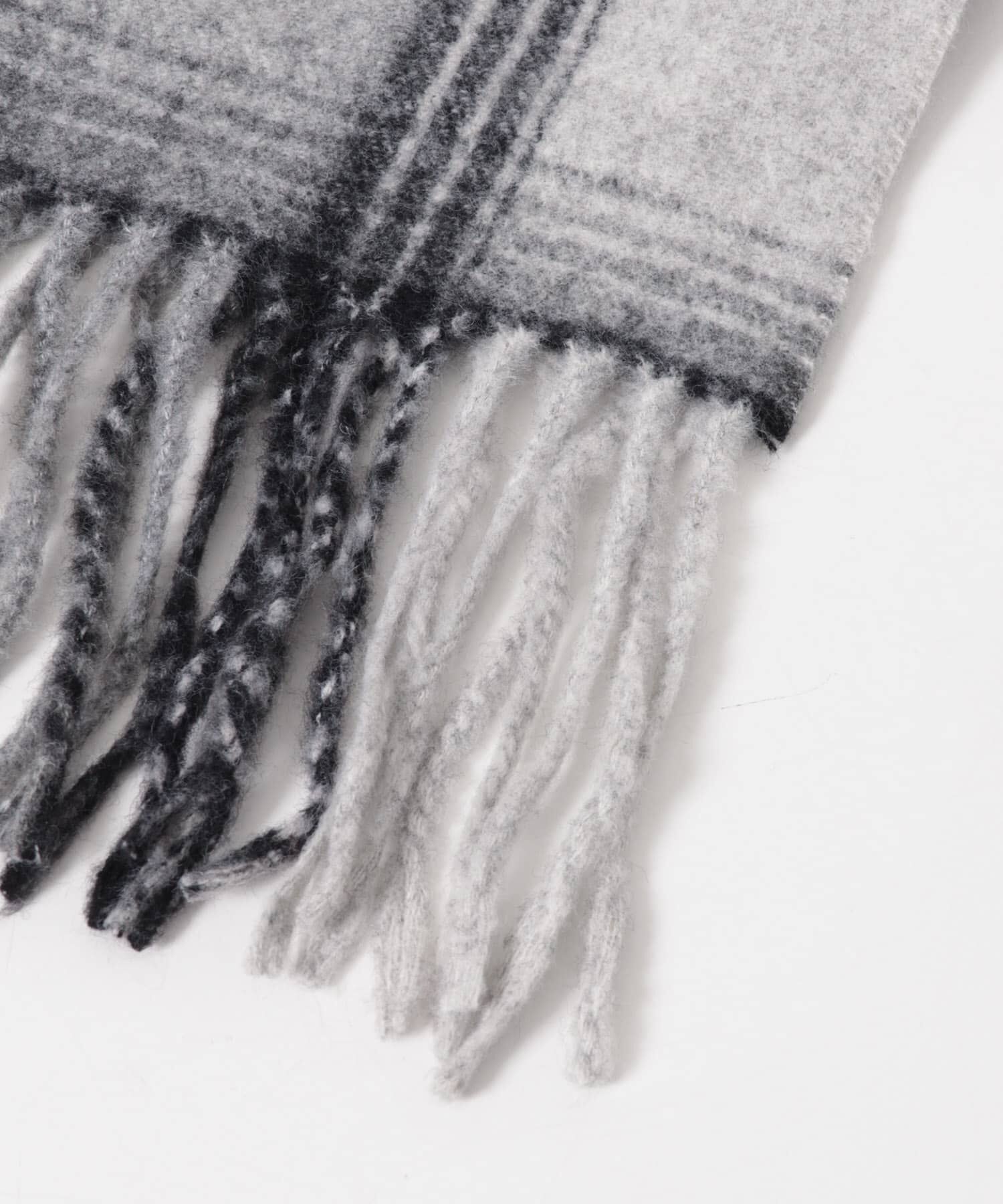 SENSE OF PLACE by URBAN RESEARCH「チェックフリンジストール」|マフラー|