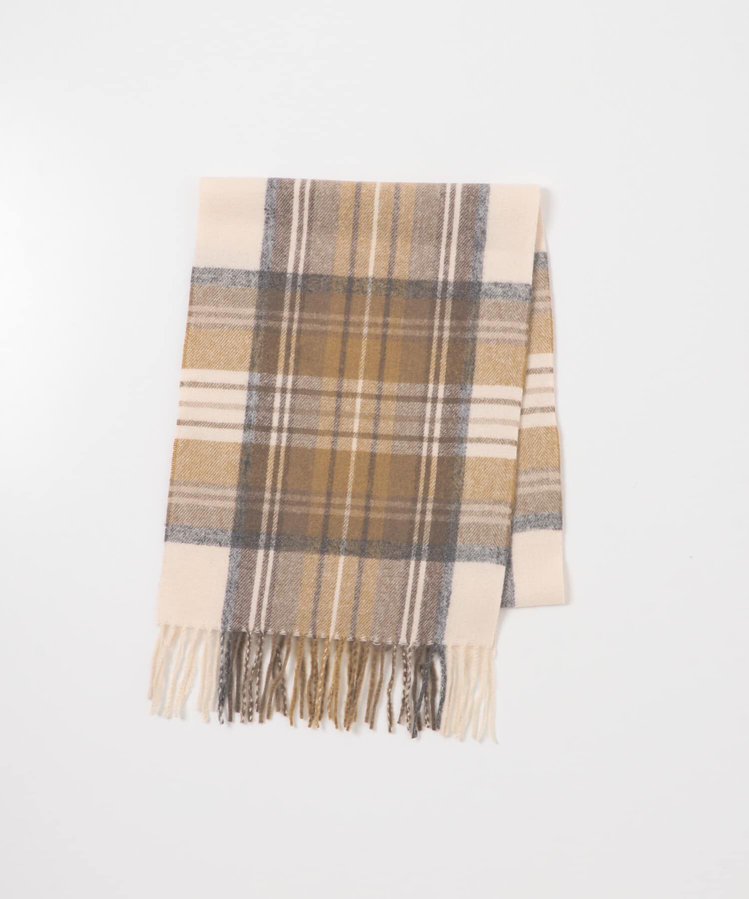 SENSE OF PLACE by URBAN RESEARCH「チェックフリンジストール」|マフラー|