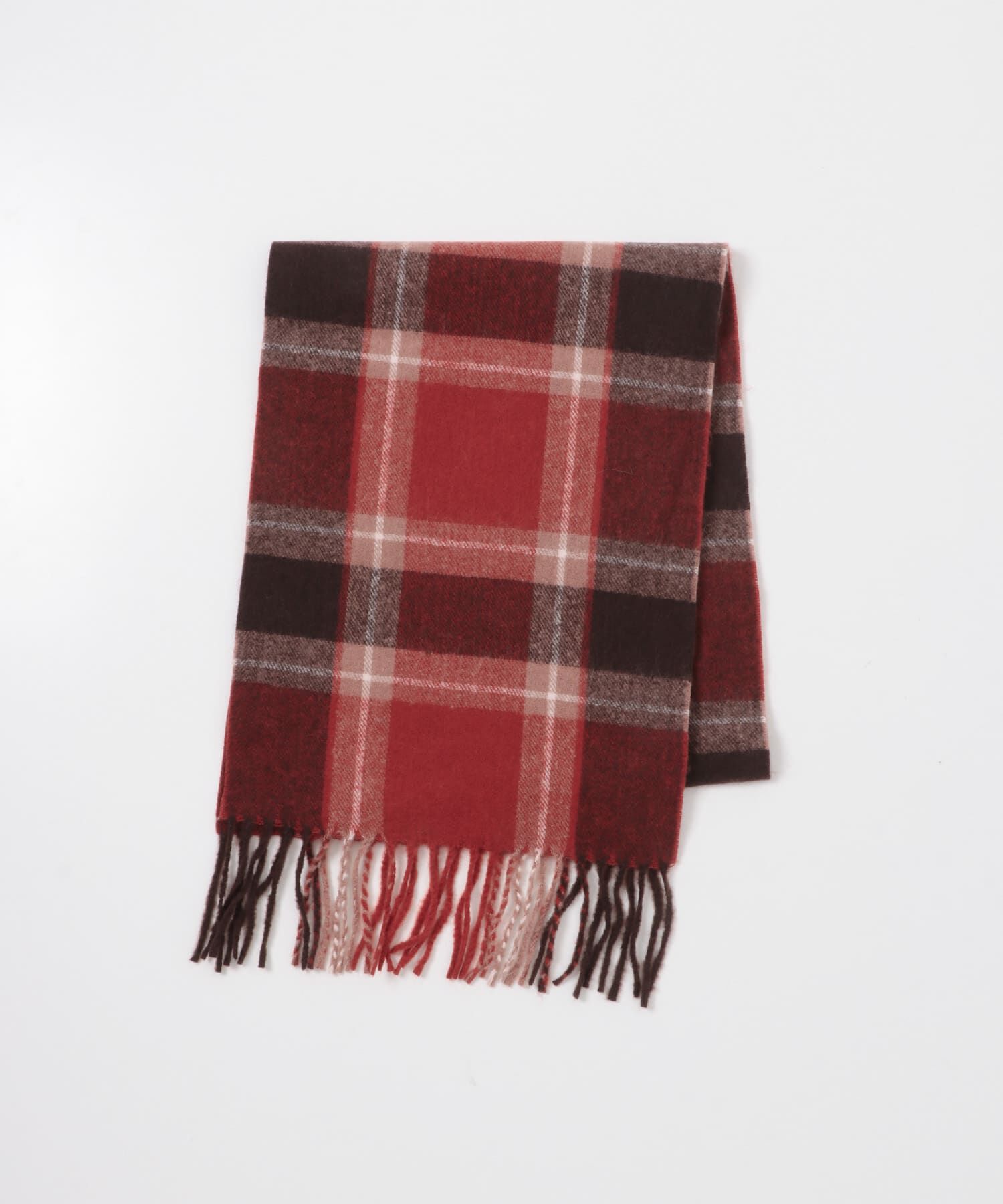 SENSE OF PLACE by URBAN RESEARCH「チェックフリンジストール」|マフラー|