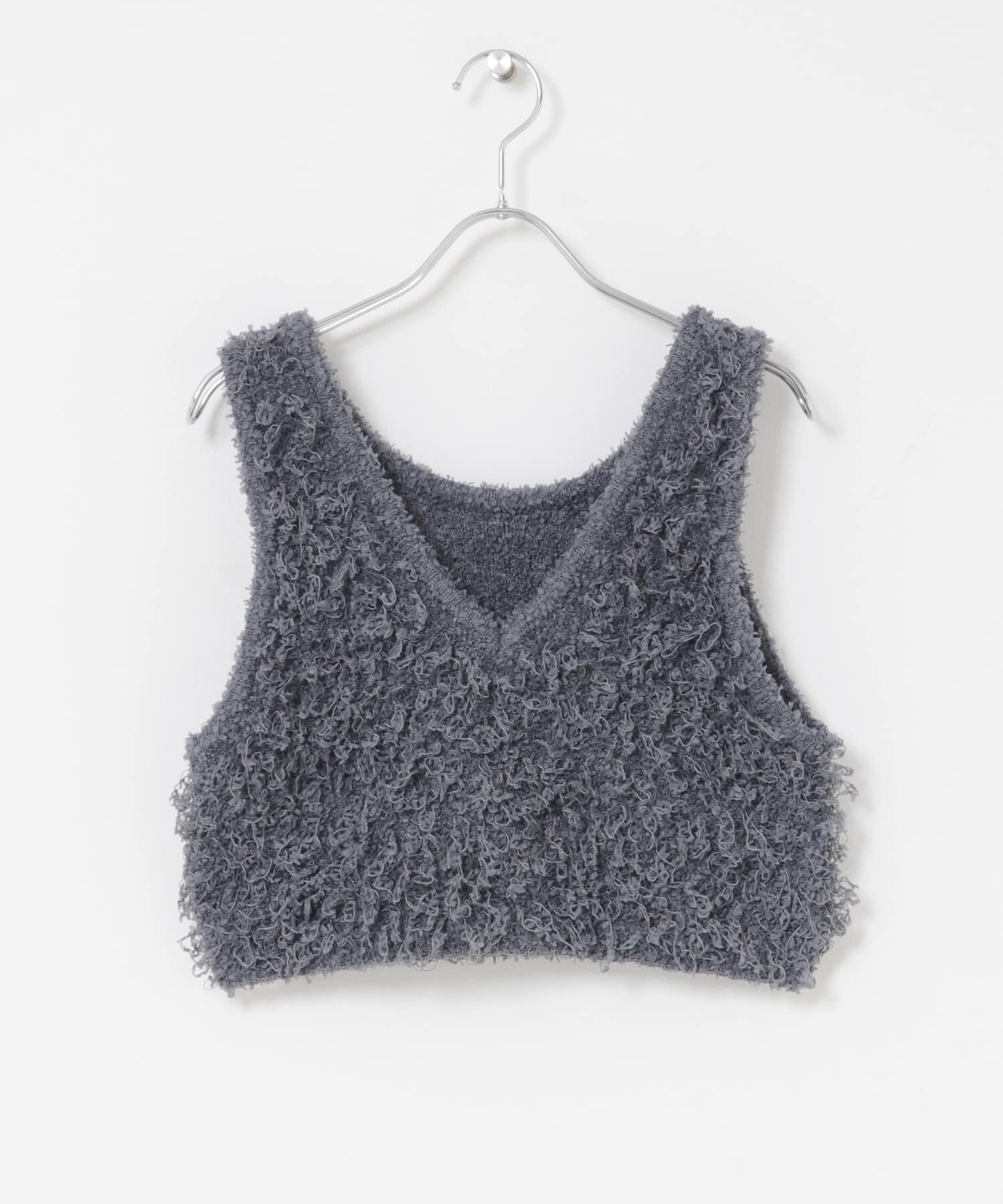 SENSE OF PLACE by URBAN RESEARCH「『洗濯可』2wayリボンヤーンループニットベスト」|ベスト・ジレ|