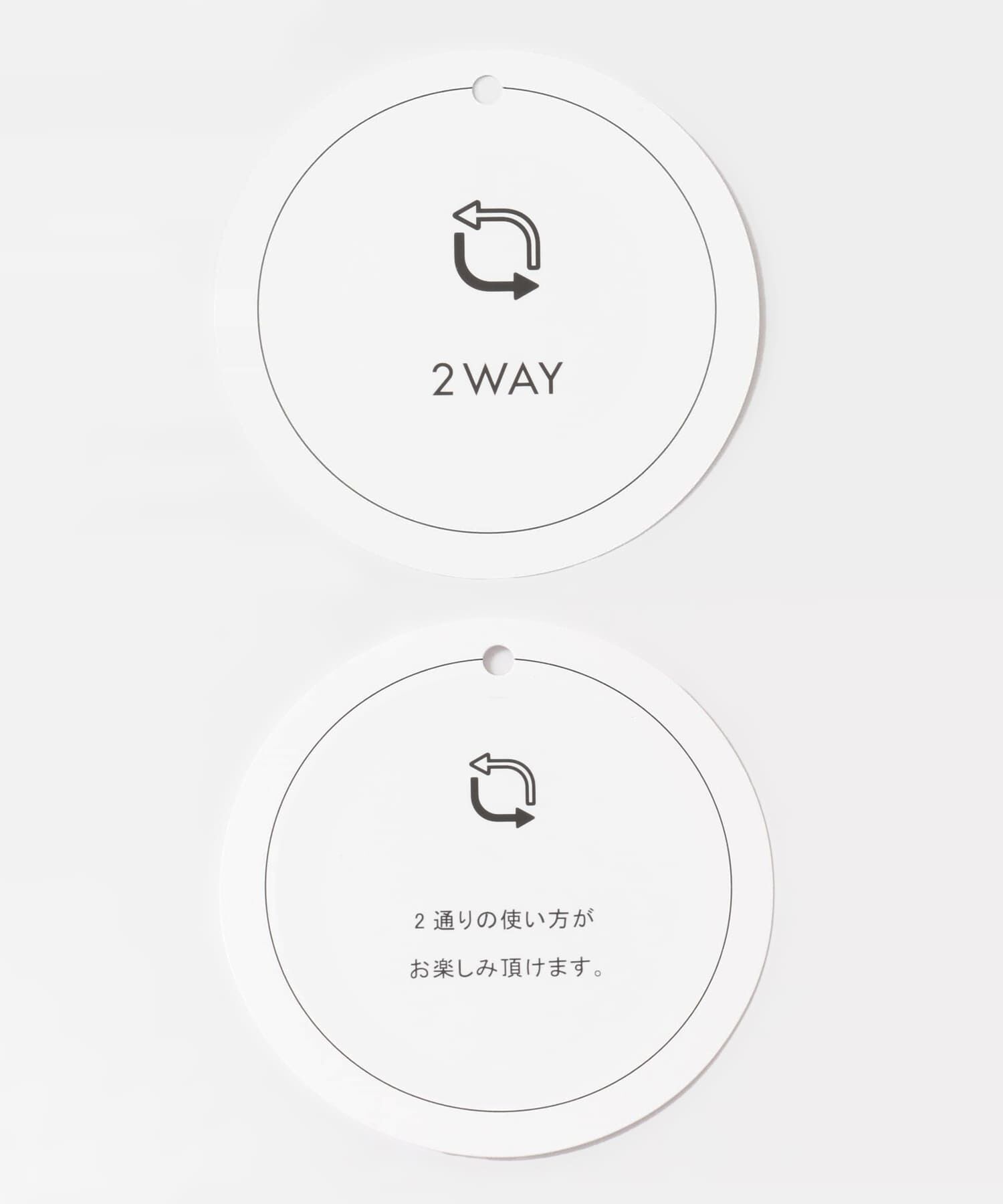 SENSE OF PLACE by URBAN RESEARCH「『洗濯可』2wayリボンヤーンループニットベスト」|ベスト・ジレ|