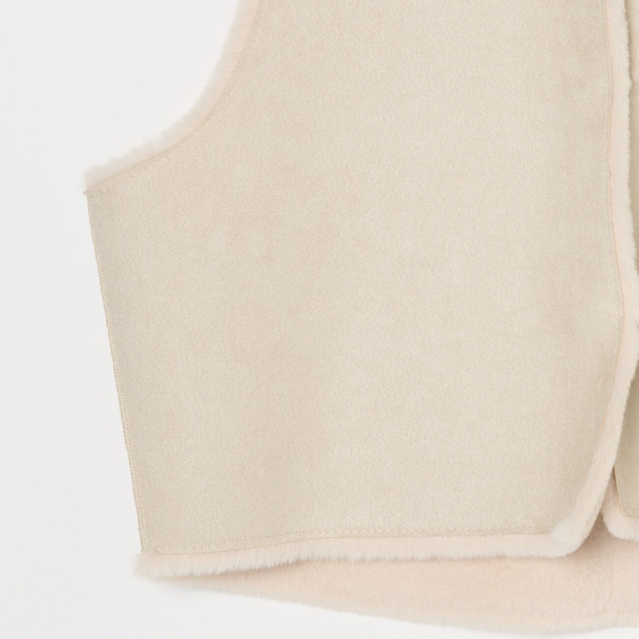 HELIOPOLE「HELIOPOLE FAKE MOUTON CROPPED GILET」|ベスト・ジレ|