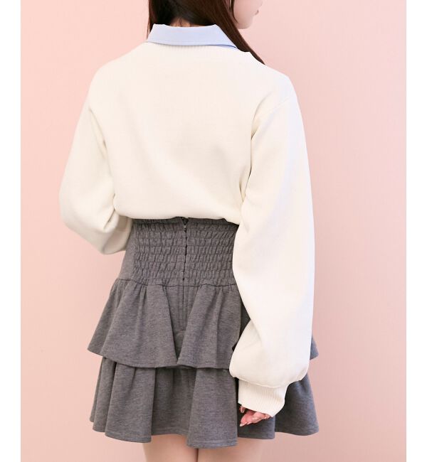  「エンブロイダリーロゴニット」|ニット・セーター|