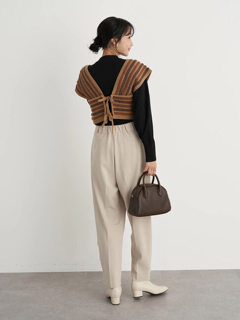 earth music&ecology「マルチストライプビスチェ」|ベスト・ジレ|