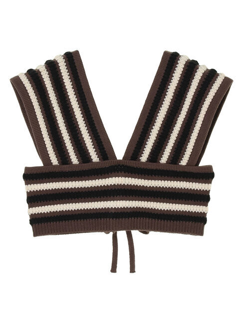 earth music&ecology「マルチストライプビスチェ」|ベスト・ジレ|