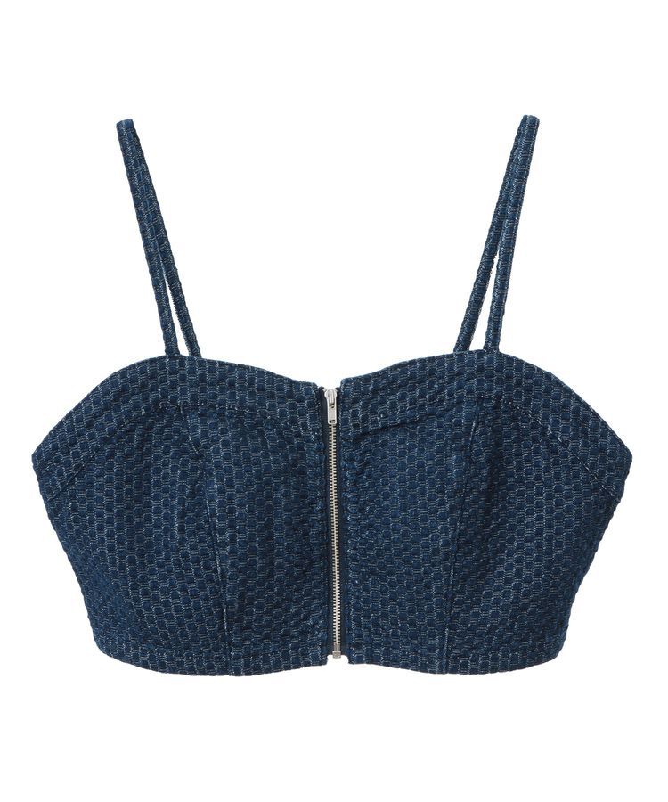 earth music&ecology「フロントジップビスチェ」|ベスト・ジレ|