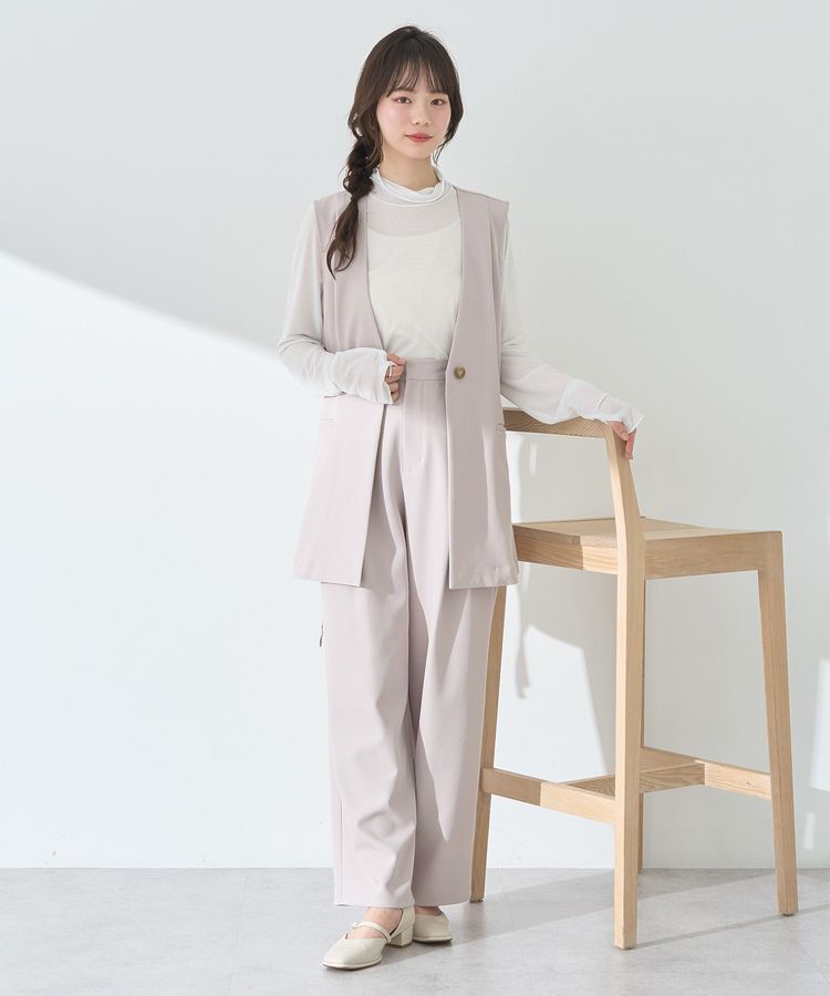 earth music&ecology「シアーラメハイネックプルオーバー」|Tシャツ・カットソー|