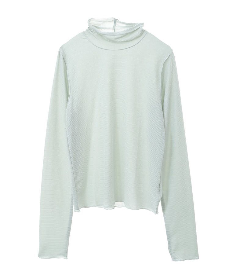 earth music&ecology「シアーラメハイネックプルオーバー」|Tシャツ・カットソー|