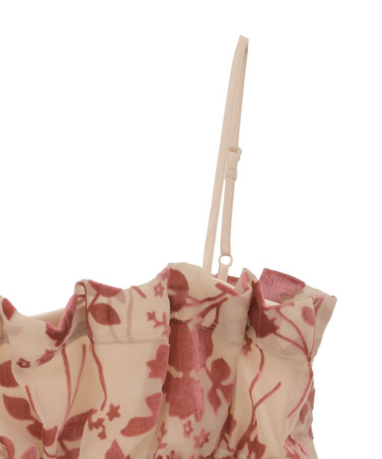 earth music&ecology「ベロアフラワービスチェ」|ベスト・ジレ|