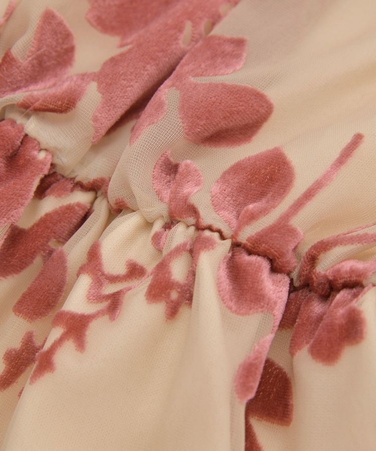 earth music&ecology「ベロアフラワービスチェ」|ベスト・ジレ|