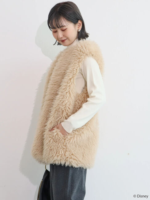  「ファーベスト/Mickey」|ベスト・ジレ|