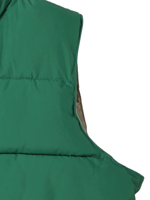  「リバーシブルショート中綿ベスト」|ベスト・ジレ|