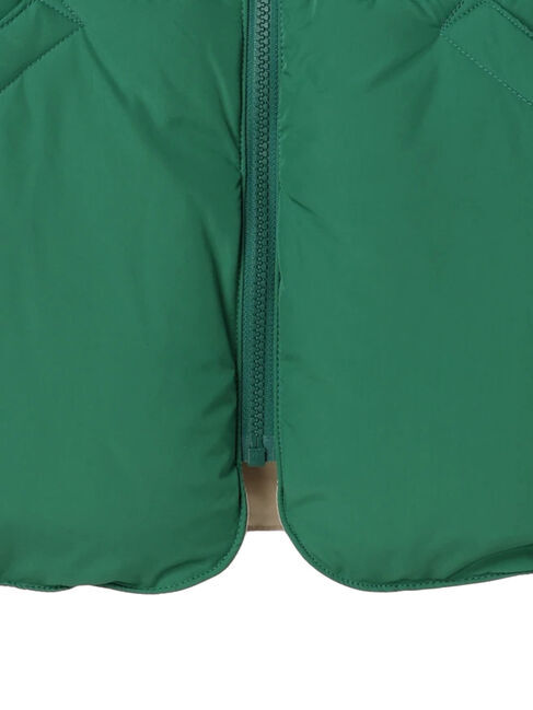  「リバーシブルショート中綿ベスト」|ベスト・ジレ|