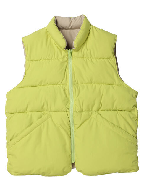  「リバーシブルショート中綿ベスト」|ベスト・ジレ|