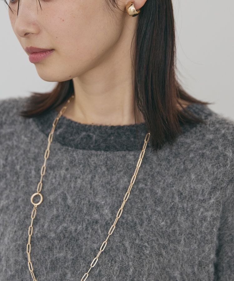 AMERICAN HOLIC「起毛バイカラーニットプルオーバー」|ニット・セーター|