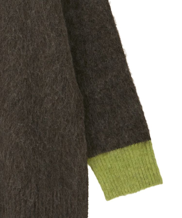 AMERICAN HOLIC「起毛バイカラーニットプルオーバー」|ニット・セーター|