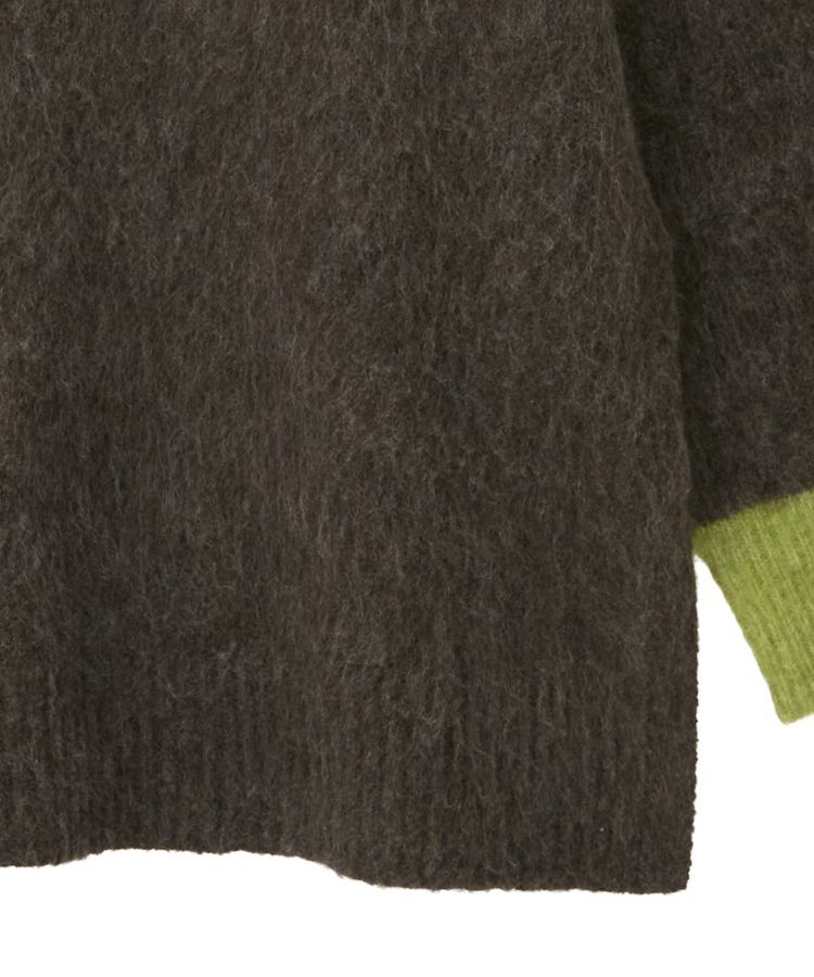 AMERICAN HOLIC「起毛バイカラーニットプルオーバー」|ニット・セーター|