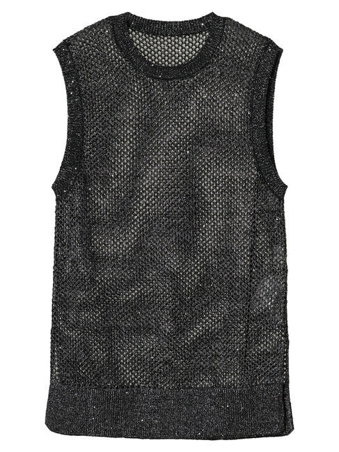 armonia「スパンコールニットベスト」|ベスト・ジレ|