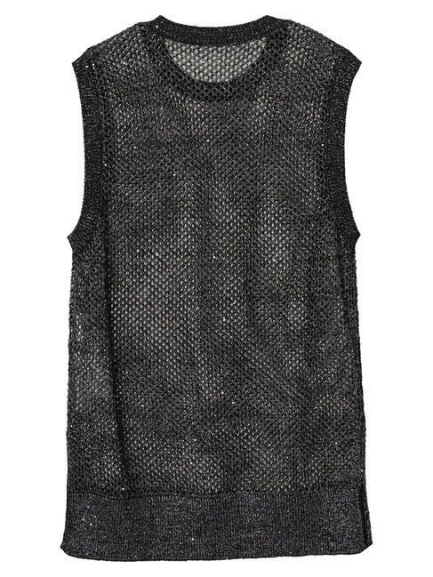 armonia「スパンコールニットベスト」|ベスト・ジレ|