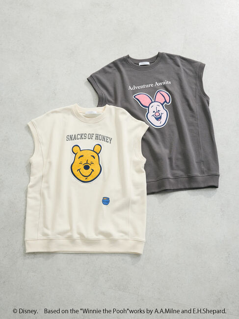 Green Parks「Winnie　the　Pooh/ノースリーブベスト」|ベスト・ジレ|