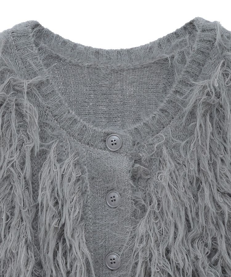 AnriettMusee「フェザーニットベスト」|ベスト・ジレ|