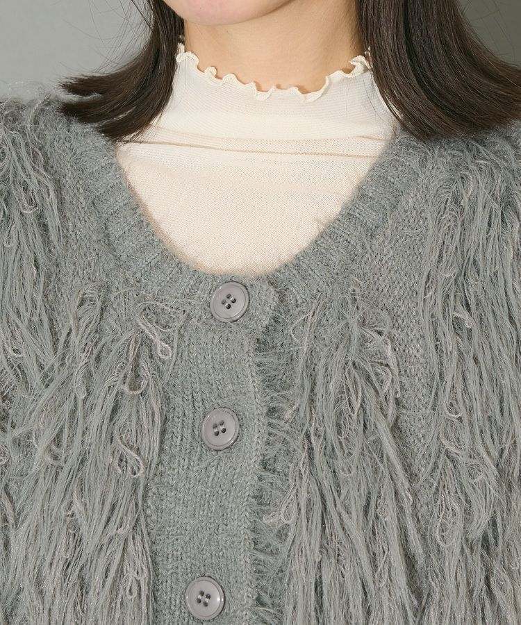 AnriettMusee「フェザーニットベスト」|ベスト・ジレ|