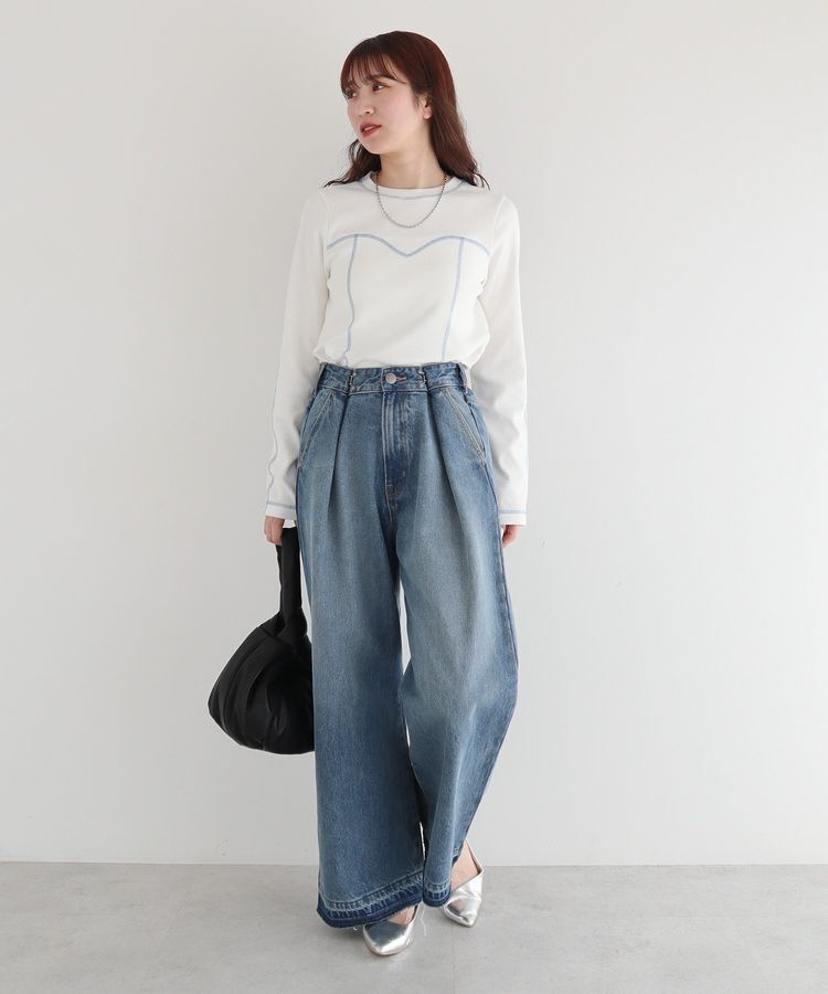 Green Parks「・SUGAR SPOON カラーstリブロンTEE」|Tシャツ・カットソー|