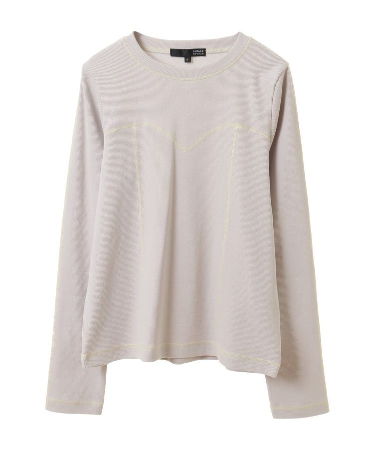 Green Parks「・SUGAR SPOON カラーstリブロンTEE」|Tシャツ・カットソー|