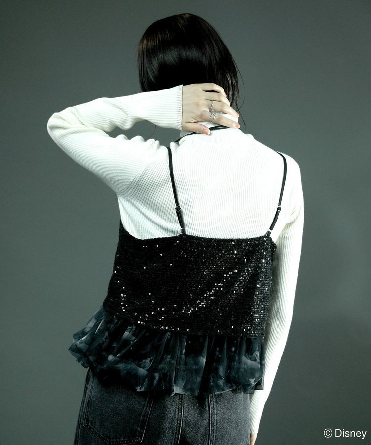 Green Parks「FANTASIA/スパンコール総柄ビスチェ」|ベスト・ジレ|