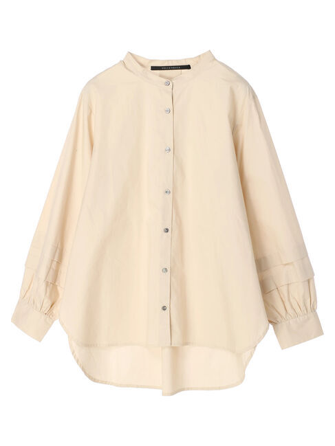 YECCA VECCA「シャツレイヤードニットベスト」|シャツ・ブラウス|