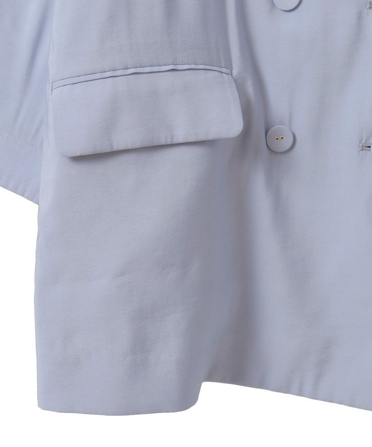 YECCA VECCA「【接触冷感】COOLシャツテーラードジャケット」|テーラードジャケット|