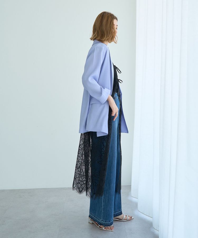 YECCA VECCA「【接触冷感】COOLシャツテーラードジャケット」|テーラードジャケット|