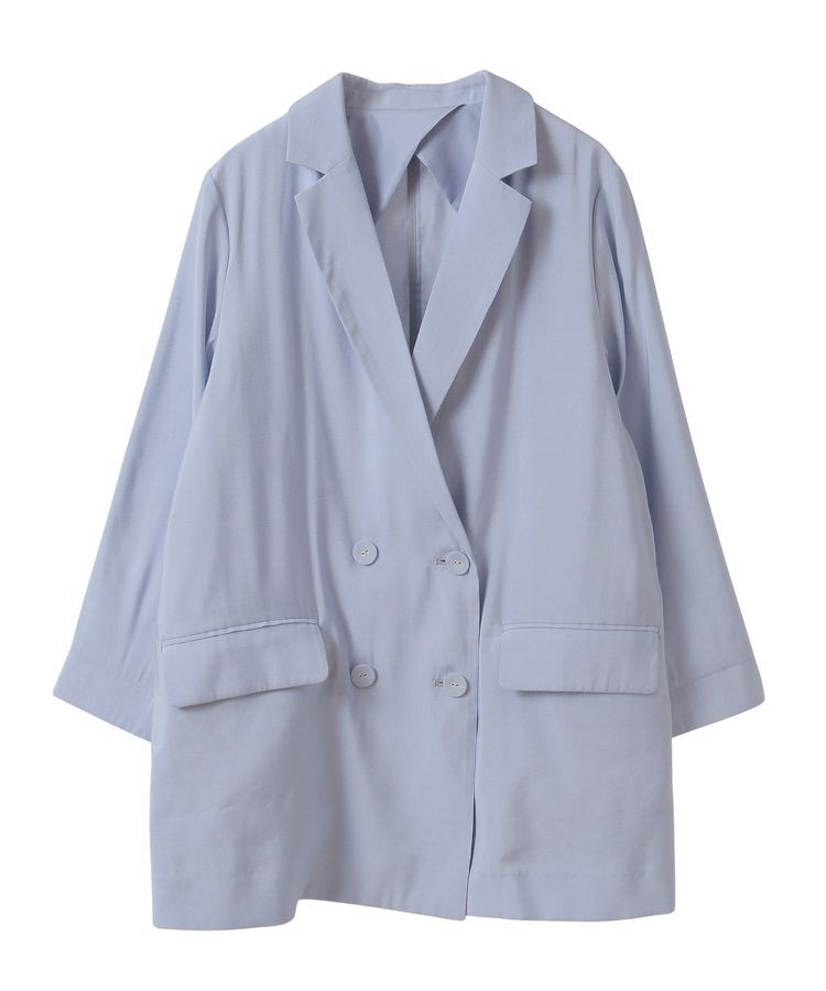 YECCA VECCA「【接触冷感】COOLシャツテーラードジャケット」|テーラードジャケット|