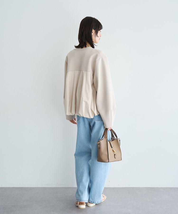 YECCA VECCA「ORGABITS切替ストレートデニム」|デニム|