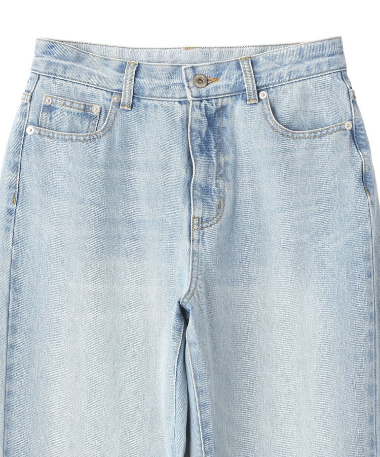 YECCA VECCA「ORGABITS切替ストレートデニム」|デニム|