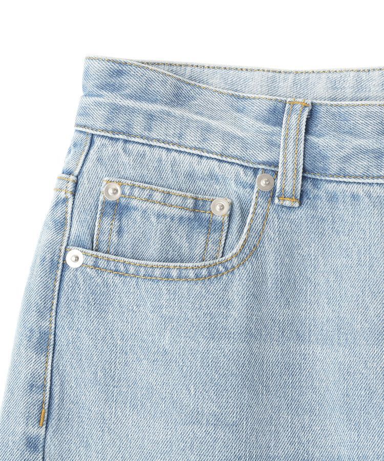 YECCA VECCA「ORGABITS切替ストレートデニム」|デニム|