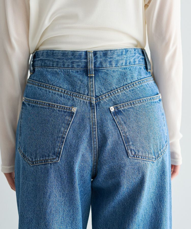 YECCA VECCA「ORGABITS切替ストレートデニム」|デニム|